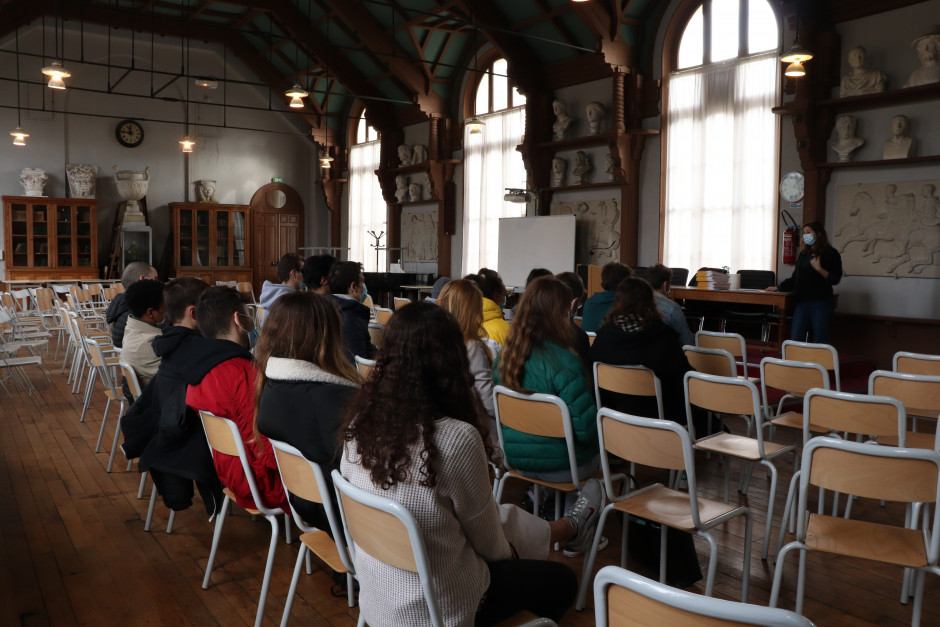 Photo des étudiants assistant à la formation