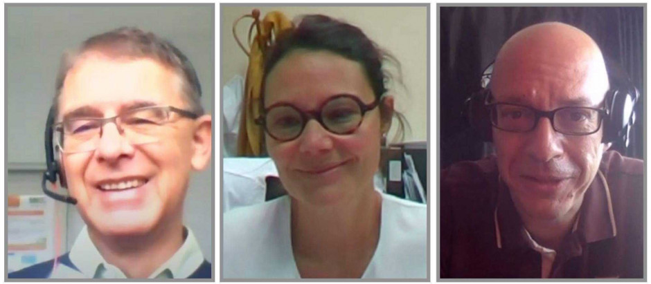 Pr. Laurent Gerbaud, Dr. Caroline Combes et Raphaël Costambeys-Kempczynski