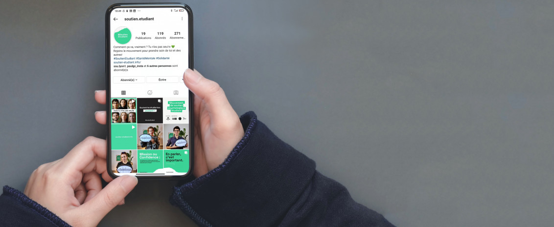 Image du compte instagram soutien étudiant