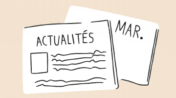 Deux journaux actualités mars